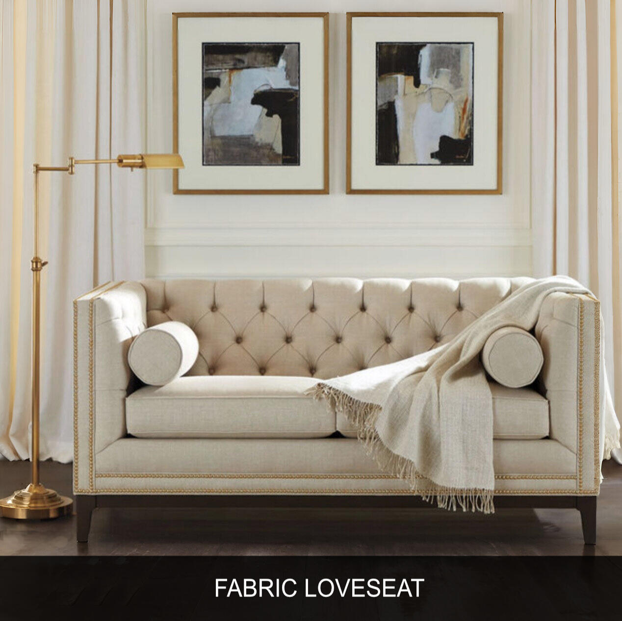 FABRIC LOVESEAT